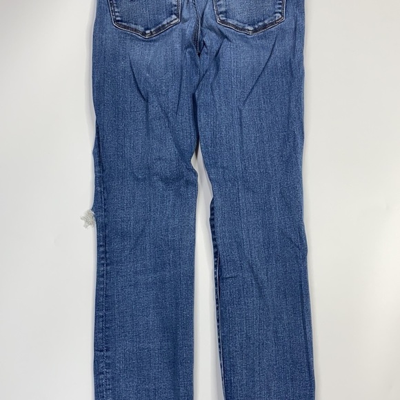 American Eagle Next Level Stretch Hi-Rise Distressed Jegging 6 Long - Picture 7 of 14